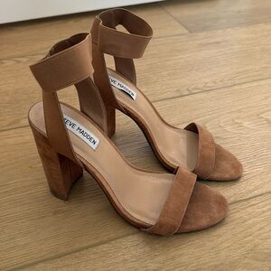 Steve Madden Brown Suede Heels
